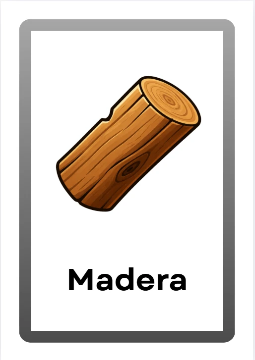 Carta real de la dinámica de Trueque: Madera
