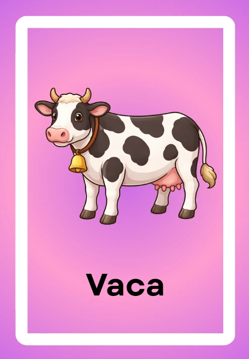 Carta real de la dinámica de Trueque: Vaca