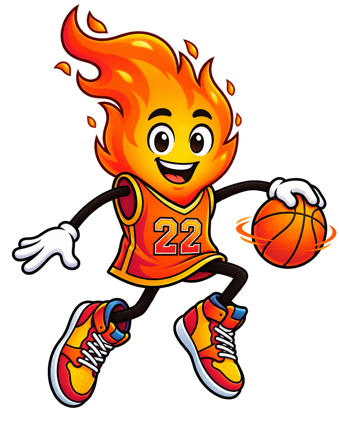 Chispa jugando con un bal&oacute;n de baloncesto